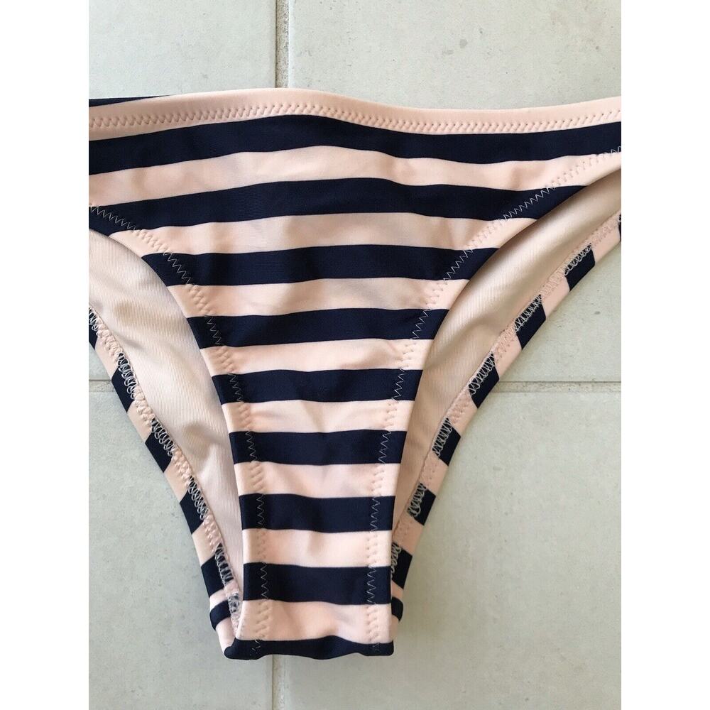 Aerie Cheeky Swim Bikini Bottom Multicolor Striped Swimwear - Picture 2 of 5